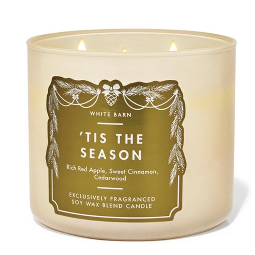 White Barn 'Tis The Season 3-Wick Candle